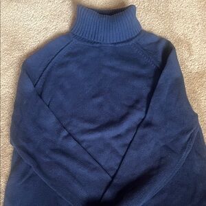 JEANNE PIERRE Women's Navy Turtleneck Sweater